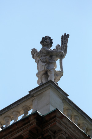 Statue of Angel, Basilica Santa Maria della Steccata, Parma, Italyの写真素材