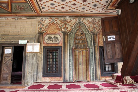 Aladza painted mosque, Tetovo, Macedoniaのeditorial素材