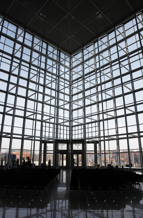 Building of the National and University Library in Zagrebのeditorial素材