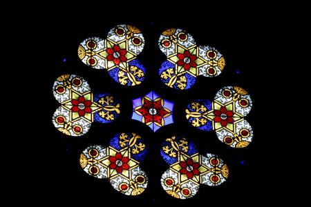 Stained glass, Zagreb cathedral