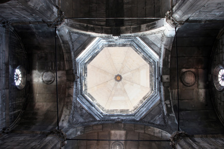 Interior of the Cathedral of St  James in Sibenik, Croatia  のeditorial素材