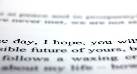 Hope word textの写真素材