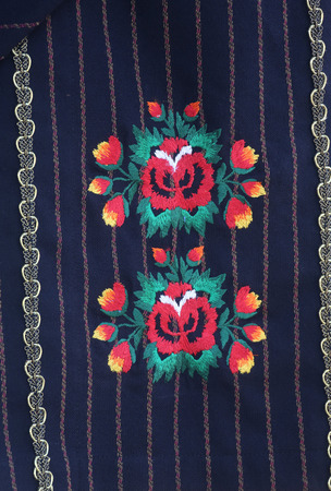 Members of folk group Edmonton  Alberta , Ukrainian dancers Viter from Canada during the 48th...