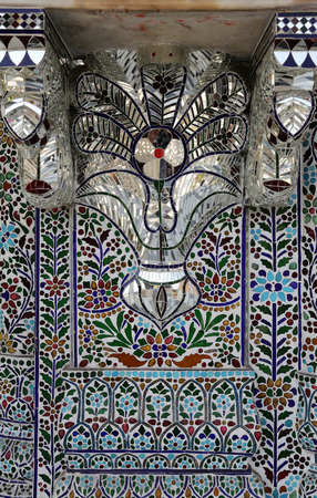 Jain Temple, Kolkata, West Bengal, Indiaの写真素材