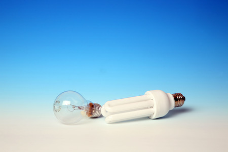 Energy-efficient vs normal light bulbs
