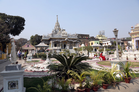 Jain Temple in Kolkata, West Bengal, Indiaのeditorial素材