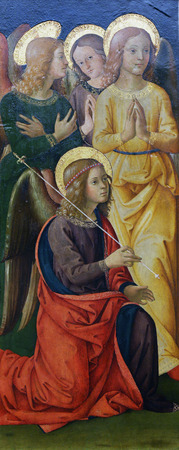Unknown Italian painter: Angels, Old Masters Collection, Croatian Academy of Sciences in Zagreb, Croatiaのeditorial素材
