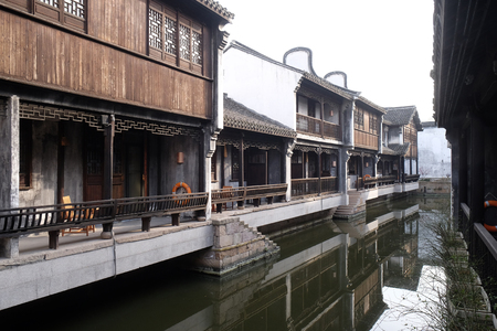 Yuehe Hotel, Nanhu Qu, Jiaxing Shi, Zhejiang Sheng in Jiaxing, China.のeditorial素材