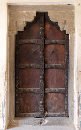 Architectural detail of Amber Fort in Jaipur, Rajasthan, Indiaのeditorial素材