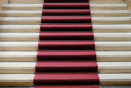 Entrance stairway of the Croatian Academy of Sciences and Arts in Zagrebのeditorial素材