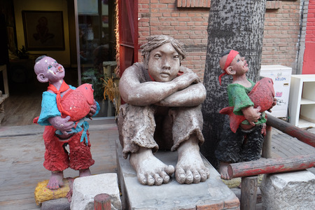 798 Art District. The 798 Art District is regarded as the biggest arts area in China and it has won international acclaim during last years, Beijing, Chinaのeditorial素材