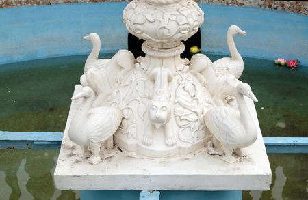 Jain Temple (also called Parshwanath Temple) is a Jain temple at Badridas Temple Street is a major tourist attraction in Kolkata, West Bengal, Indiaの写真素材