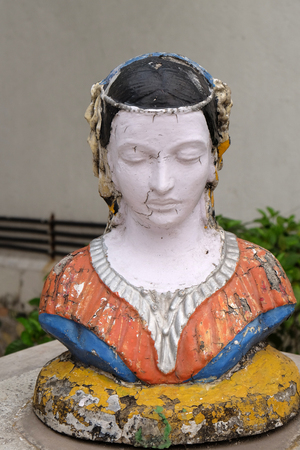 Jain Temple (also called Parshwanath Temple) is a Jain temple at Badridas Temple Street is a major tourist attraction in Kolkata, West Bengal, Indiaの写真素材
