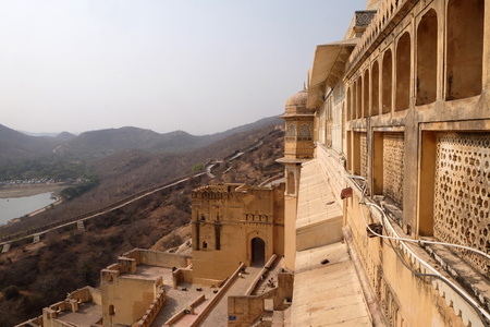 Amber Fort in Jaipur, Rajasthan, Indiaのeditorial素材