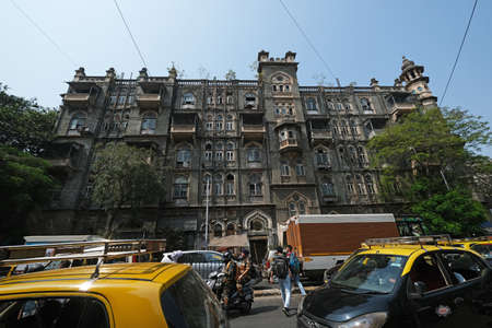 Majestic Amdar Nivas, a large colonial-era building in Shahid Bhagat Singh Marg (formerly Colaba...