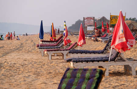 Candolim Beach, North Goa, Indiaのeditorial素材