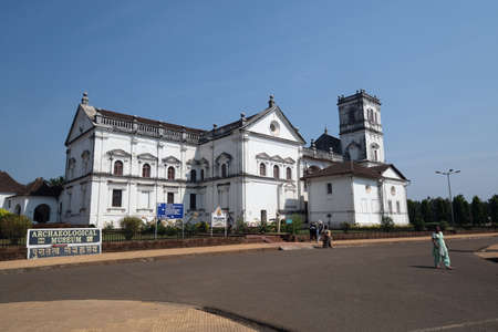 Se Cathedral is a cathedral dedicated to Catherine of Alexandria, Old Goa, Goa, Indiaのeditorial素材