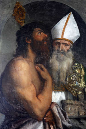 Tiziano Vecellio: St. Lazarus and St. Blaise, Altarpiece in Dubrovnik Cathedral, Croatia