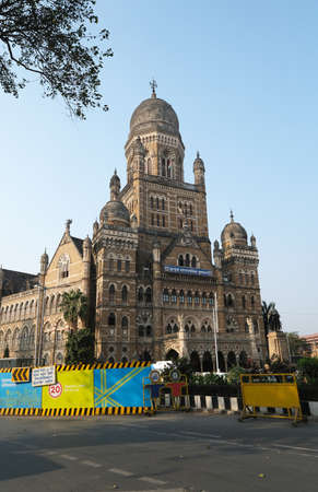 Bombay Municipal Corporation Building (1893) or BMC building in in Mumbai, India