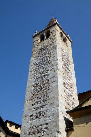 Church Santi Apostoli in Verona, Italyのeditorial素材