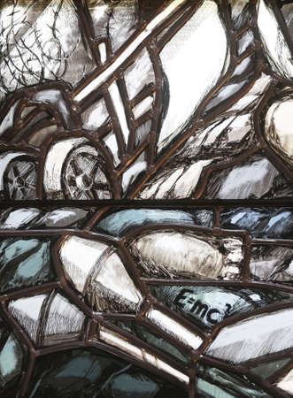 God bears the guilt of all mankind, takes hold of sinners and saves them from death, detail of...