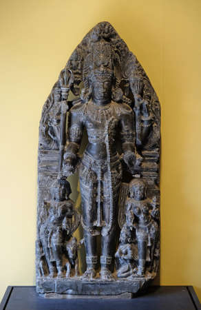 Statue of Harihara from 12th century exposed in the Prince of Wales Museum, now known as The...