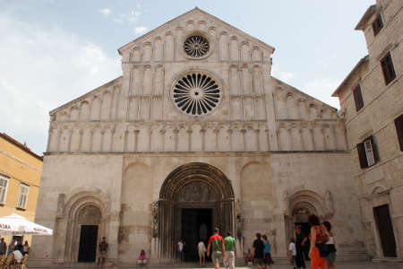 Cathedral of St. Anastasia in Zadar, Croatiaのeditorial素材