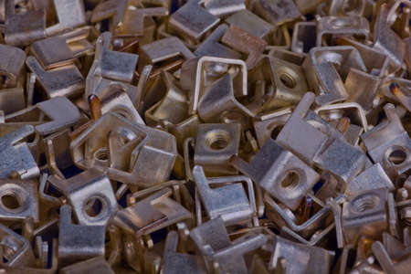 Texture of the metal components の写真素材