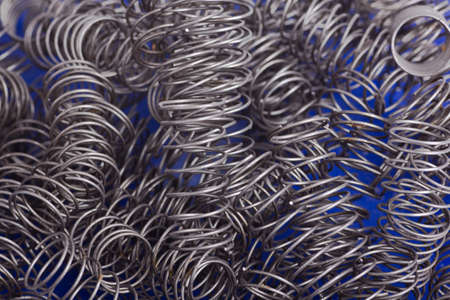 A heap of new metal springs.