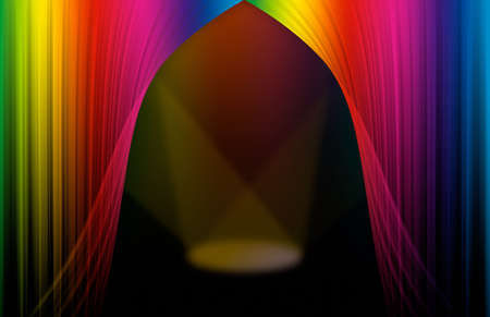 Scene. Background from spectrum lines with copy spaceの写真素材