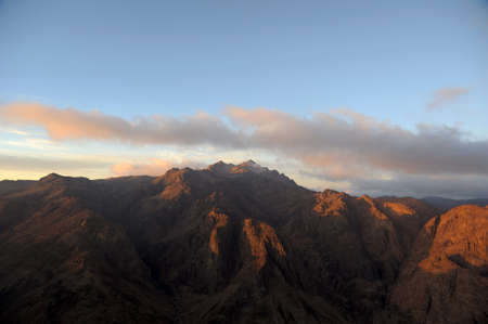 Beautiful mountains, shrouded in clouds