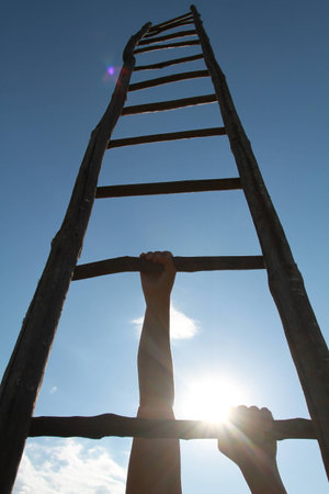 stairway to heavenの写真素材