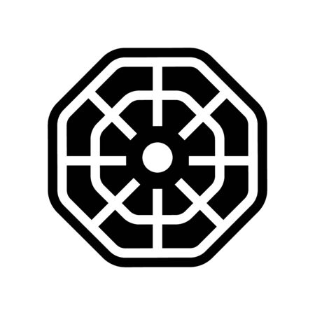 pa kua mirror icon from Cultures collectionのイラスト素材