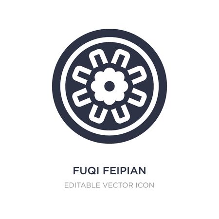 fuqi feipian icon on white background. Simple element illustration from Food concept. fuqi feipian icon symbol design.のイラスト素材