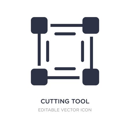 cutting tool selection icon on white background. Simple element illustration from Art concept. cutting tool selection icon symbol design.のイラスト素材