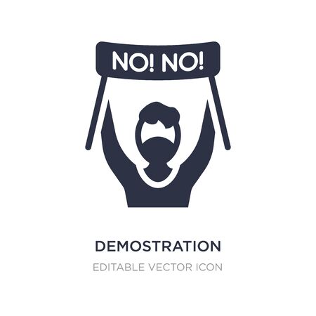 demostration icon on white background. Simple element illustration from Other concept. demostration icon symbol design.のイラスト素材