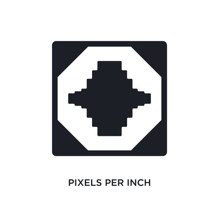pixels per inch isolated icon. simple element illustration from technology concept icons. pixels per inch editable logo sign symbol design on white background. can be use for web and mobileのイラスト素材