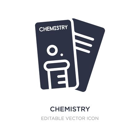 chemistry business card icon on white background. Simple element illustration from Other concept. chemistry business card icon symbol design.のイラスト素材