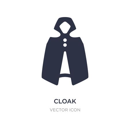 cloak icon on white background. Simple element illustration from Autumn concept. cloak sign icon symbol design.のイラスト素材