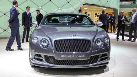 Geneva, Switzerland - March 4, 2015: 2016 Honda Civic Type R presented on the 85th International Geneva Motor Showのeditorial素材