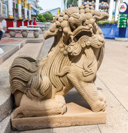 lions ancient rock carvingsの写真素材