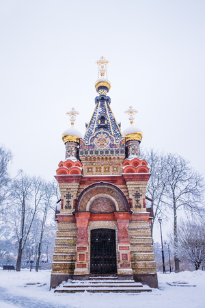 The Tomb of the Princes of Paskevich in the Winter Timeの写真素材