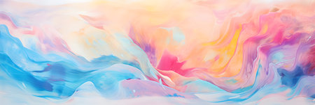 Abstract oil painting background. Oil on canvas texture. Color texture. Fragment of artwork. Brushstrokes of paint.の素材