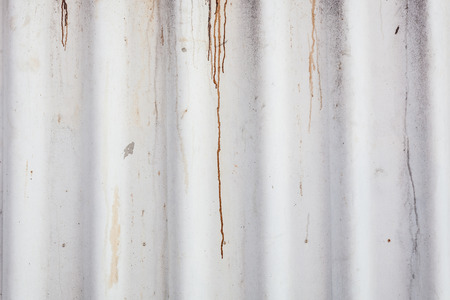 Dirty corrugated iron or galvanized iron background or Textureの写真素材