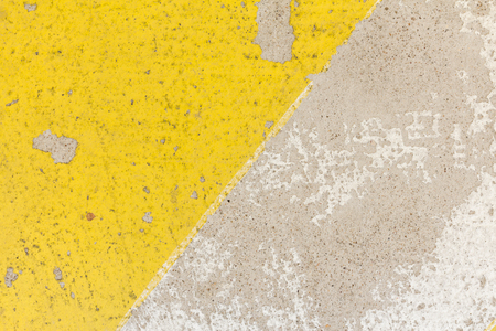 Close-up of rough floor yellow and white texture, backgroundの写真素材