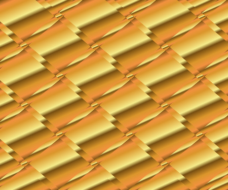 Gold Polished Metal, Steel Textureのイラスト素材