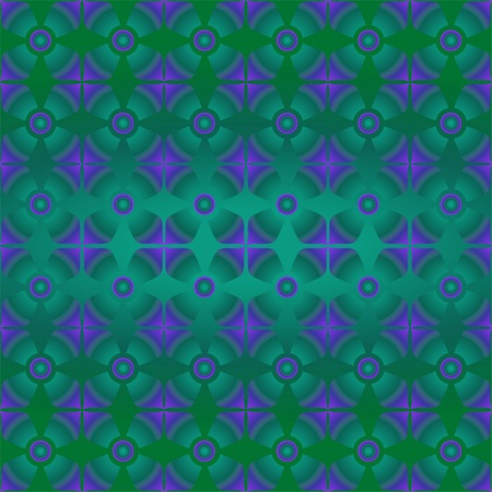 Wallpaper purple flowers on green background seamlessの写真素材