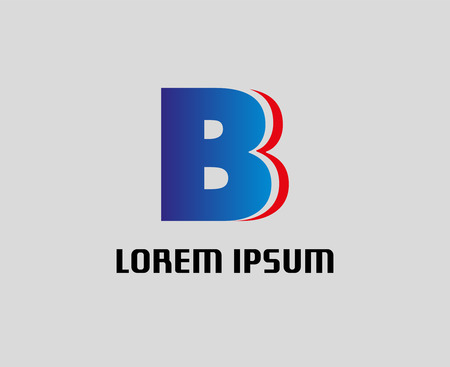 Corporation icon based on the letter B symbolのイラスト素材