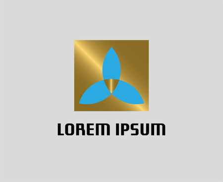 Square flower symbolのイラスト素材