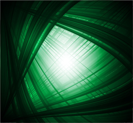 Abstract virtual with black green backgroundのイラスト素材